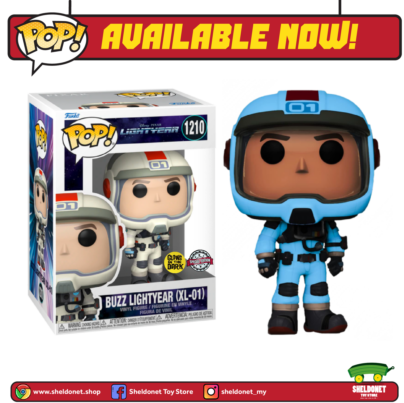 funko pop buzz lightyear glow in the dark