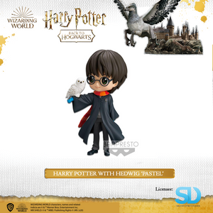 Banpresto Q Posket Wizarding World Harry Potter With Hedwig Ligh Sheldonet Toy Store