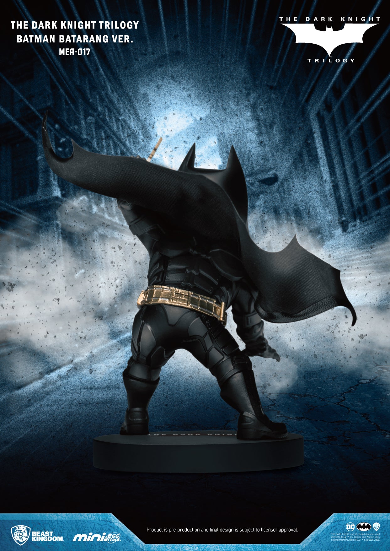 Beast Kingdom: MEA-017 The Dark Knight Trilogy Batman Batarang Ver. –  Sheldonet Toy Store
