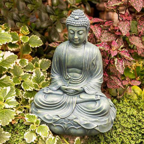 Buddha On Lotus Throne – DharmaCrafts