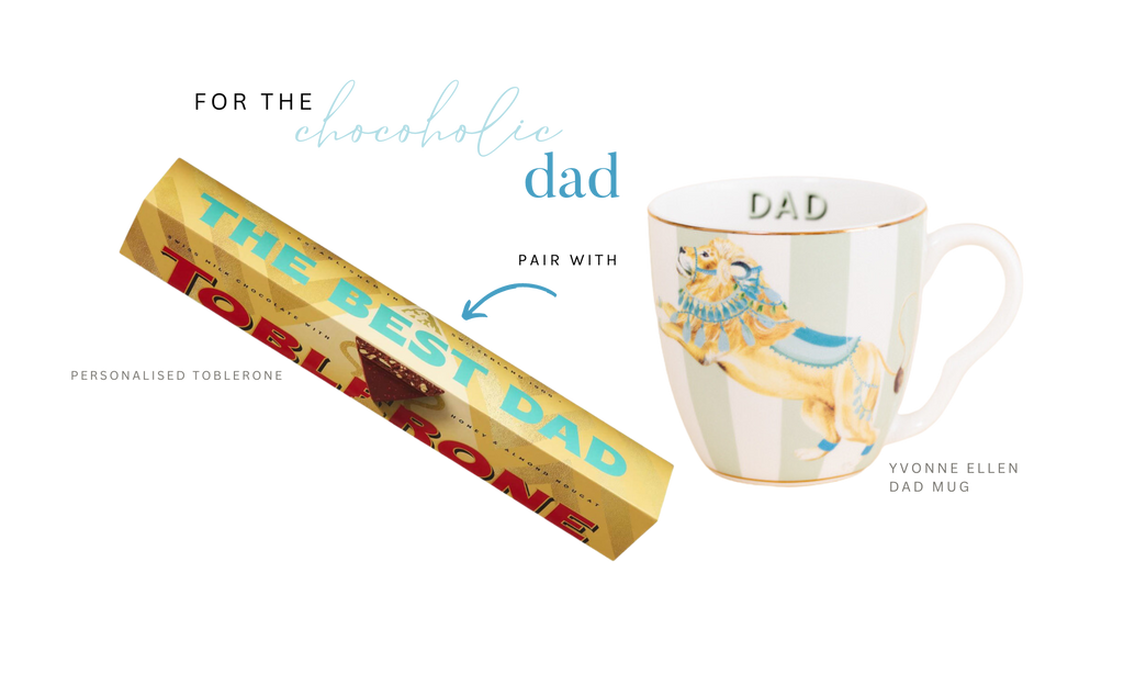 personalised Toblerone for fathers day