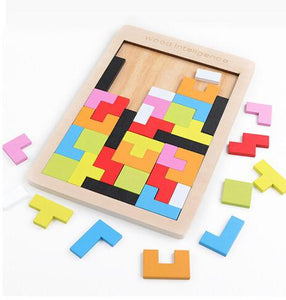 behandeling doolhof volwassene Woods - Hersenkraker voor kinderen - Montessori Tetris puzzel – Mijn  Hummeltje