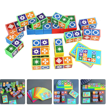 CubeGame™ - de juiste match! - Blokkenspel – Mijn Hummeltje
