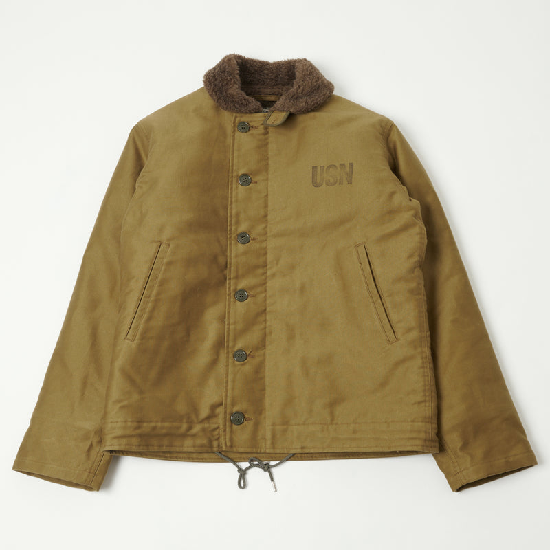 Buzz Rickson's Type N-1 Deck Jacket - Khaki Demotex