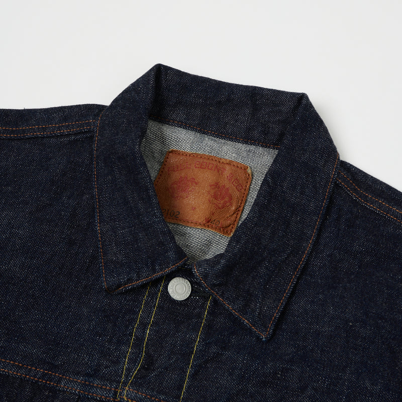 Full Count 2102W 13.7oz Type II Denim Jacket - One Wash | Son of a Stag