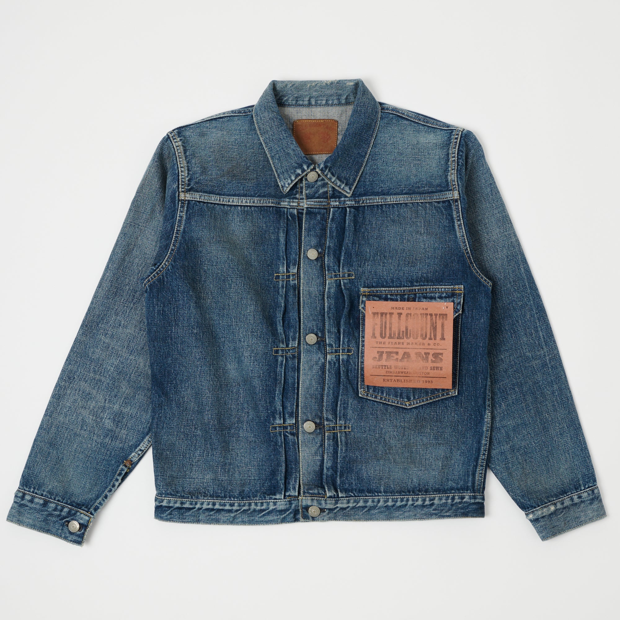 Restocked]2107 - Type 1 Denim Jacket - 13.7oz – FULLCOUNT