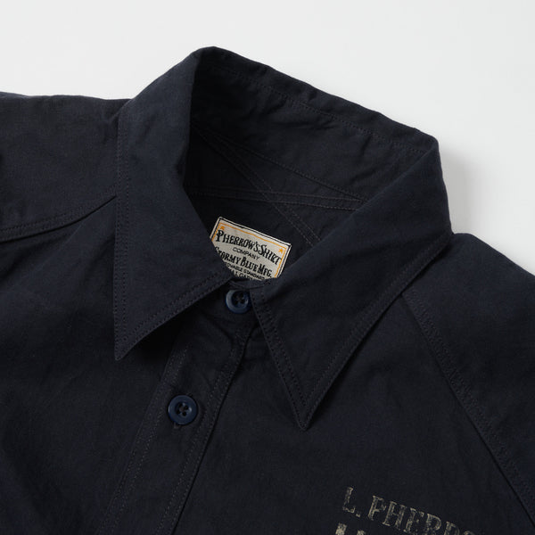 Pherrow's Full Zip Beach Cloth Cardigan - Navy | SON OF A STAG