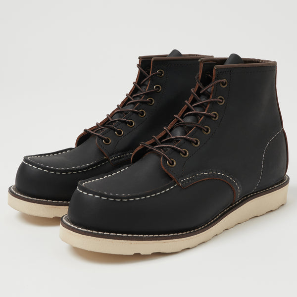 Red 8849 6" Moc Toe Boot Black Prairie | Son of a Stag