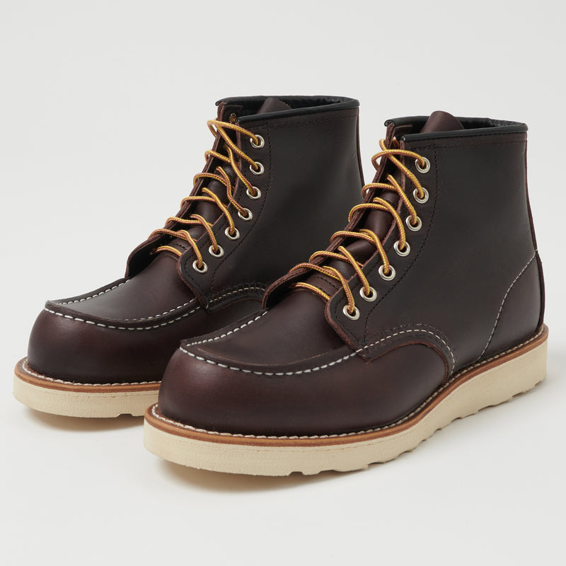 red wing 6 inch moc black