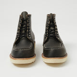 red wing moc toe charcoal rough and tough