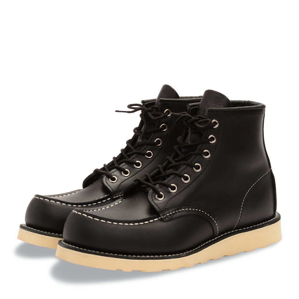 red wing moc black