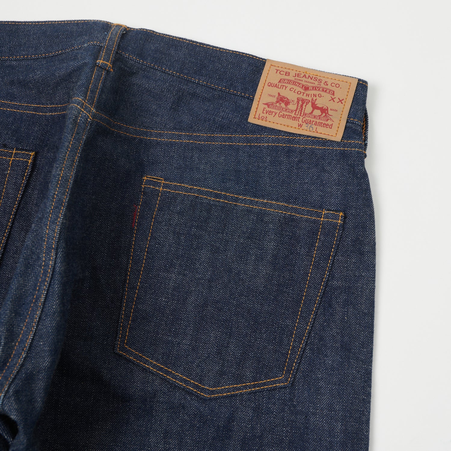 TCB 1960s 13oz Slim Straight Jean - Raw | Son of a Stag
