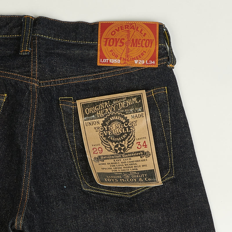 TOYS McCOY TMP1208 135D 13.5oz Slim Straight Jean - One Wash | Son of a ...