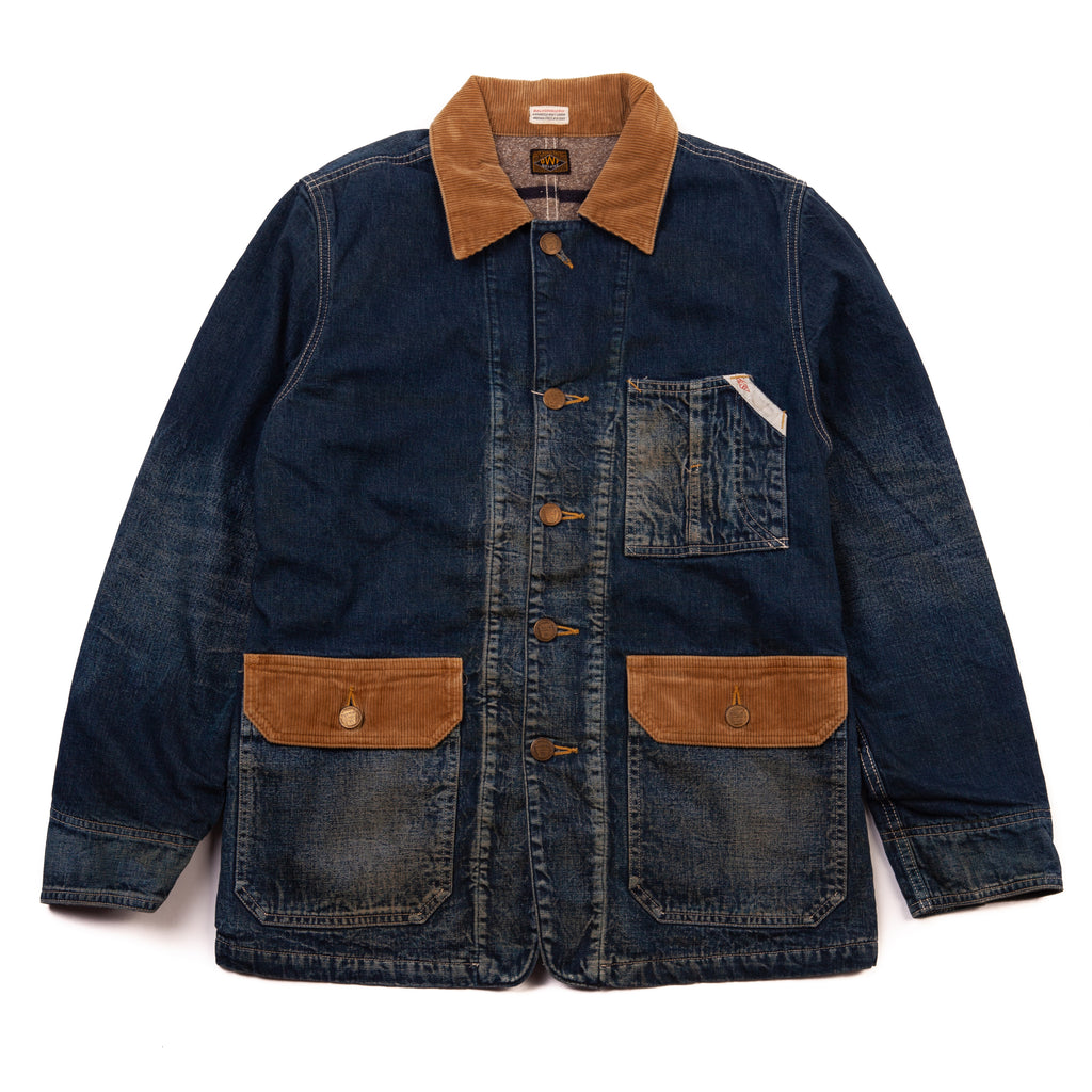 TENDERLOIN DENIM BLANKET COACH JKT WASH - www.onkajans.com