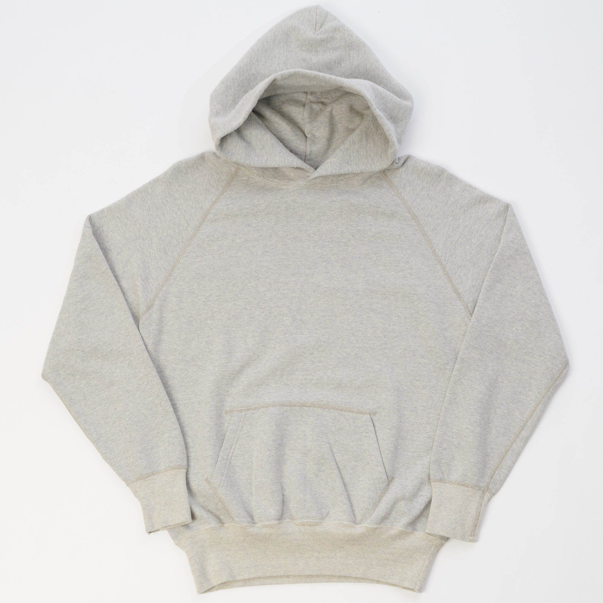 Warehouse 462 Plain Hooded Sweatshirt - Heather Grey | Son of a Stag