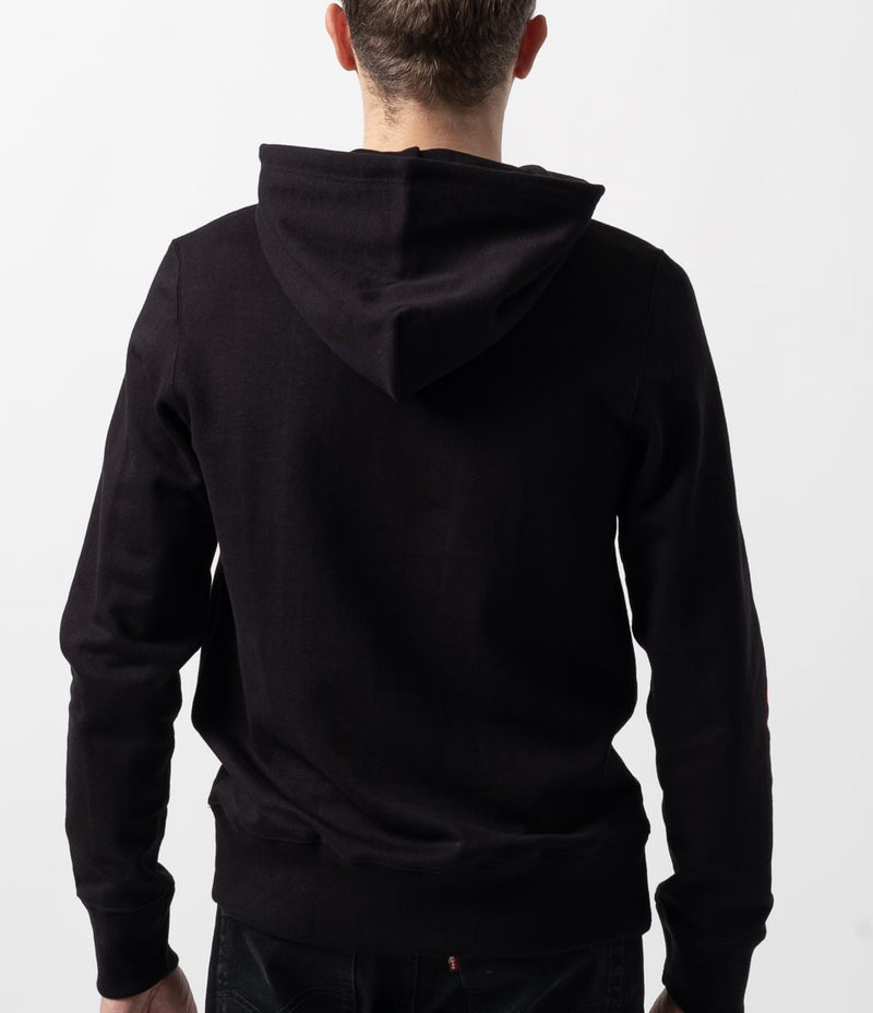Merz b. Schwanen 382 Hooded Sweatshirt - Deep Black | Son of a Stag