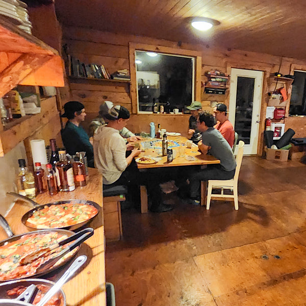 Inside Icefall Lodge in British Columbia