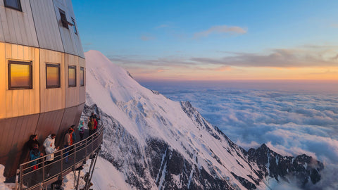 Refuge du Gouter on Mont Blanc