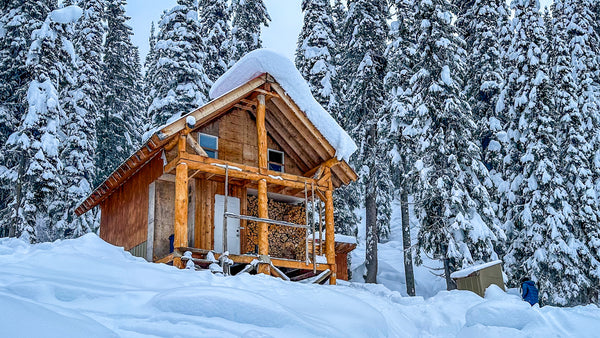 The Sauna at Snowfall Lodge and Outhouse