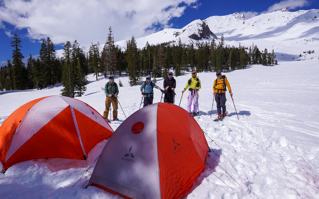 Guides on Mt Shasta training for the Shasta Guiding season