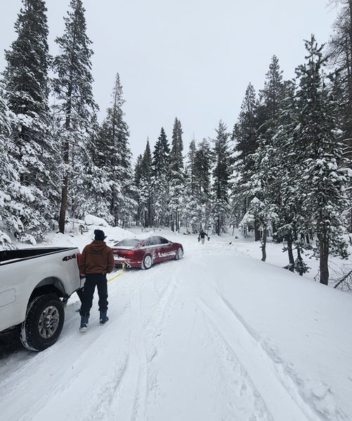 Backcountry conditions on Donner Summit