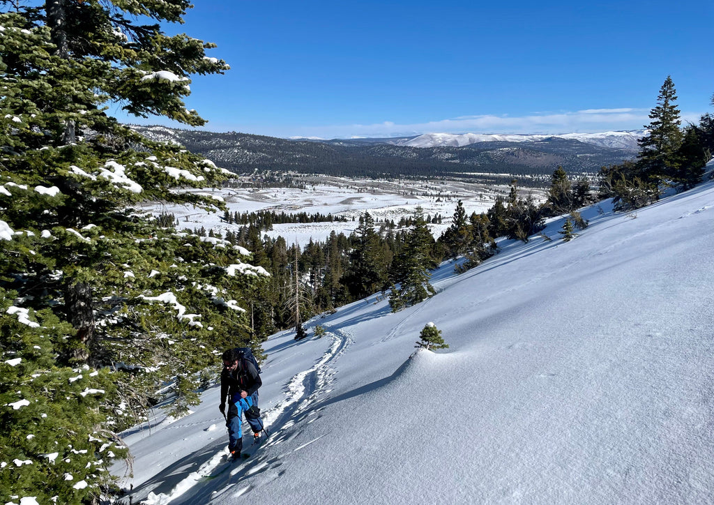 backcountry skiing around mammoth