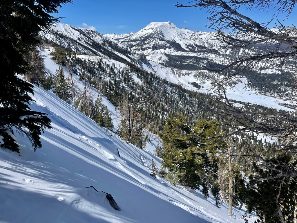 Backcountry skiing in the Mammoth Lakes Backcountry