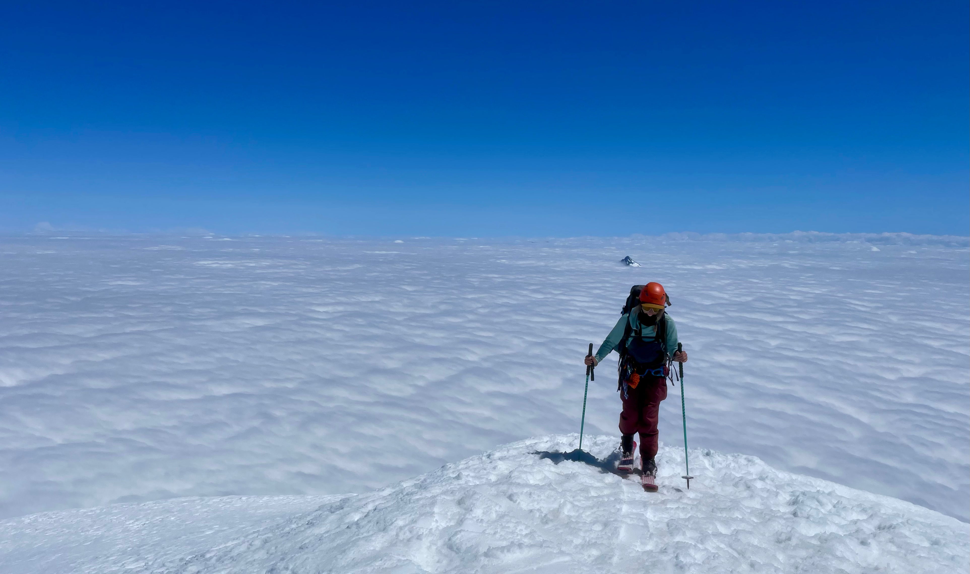 Baker ski volcano inversion alpine Cascades backcountry skiing