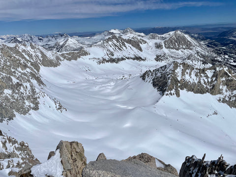 Rock Creek Ruby Lakes Eastern Sierra backcountry skiing snowboarding