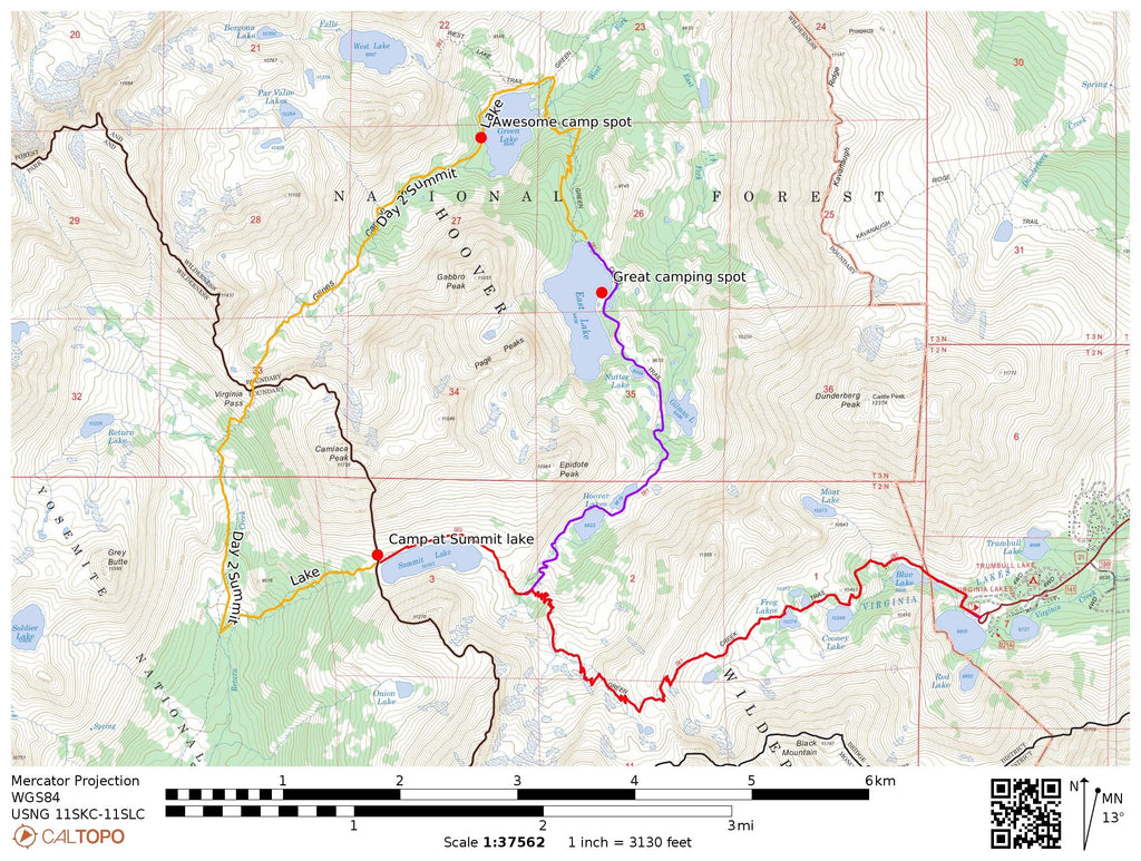 map of lakes in virginia