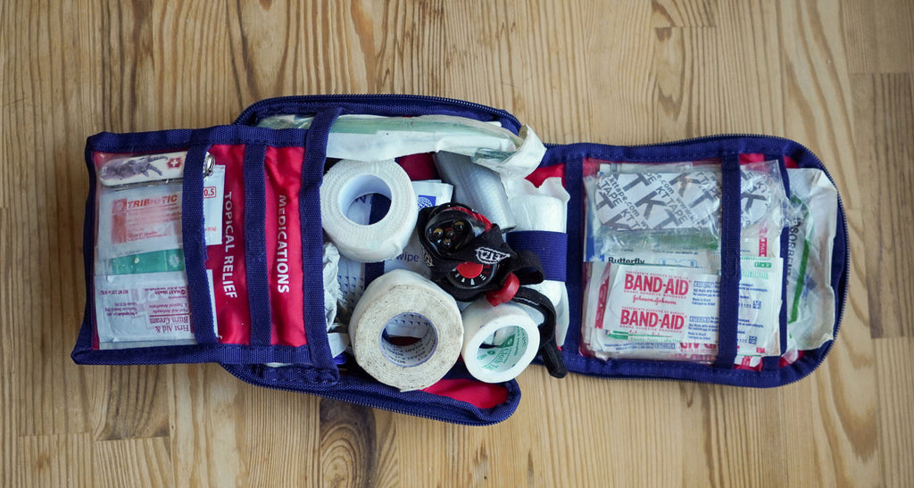 Band-Aid Build Your Own First Aid Kit Bag - Red