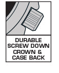 Screw Down Crown & Case Back on Stainless & Titanium Cased Series