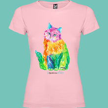 Cargar imagen en el visor de la galería, Camiseta Mujer Gato
