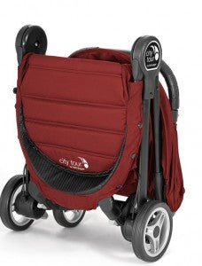 6JP00BJA-baby-jogger-city-tour-garnet-folded-silo-angle 1