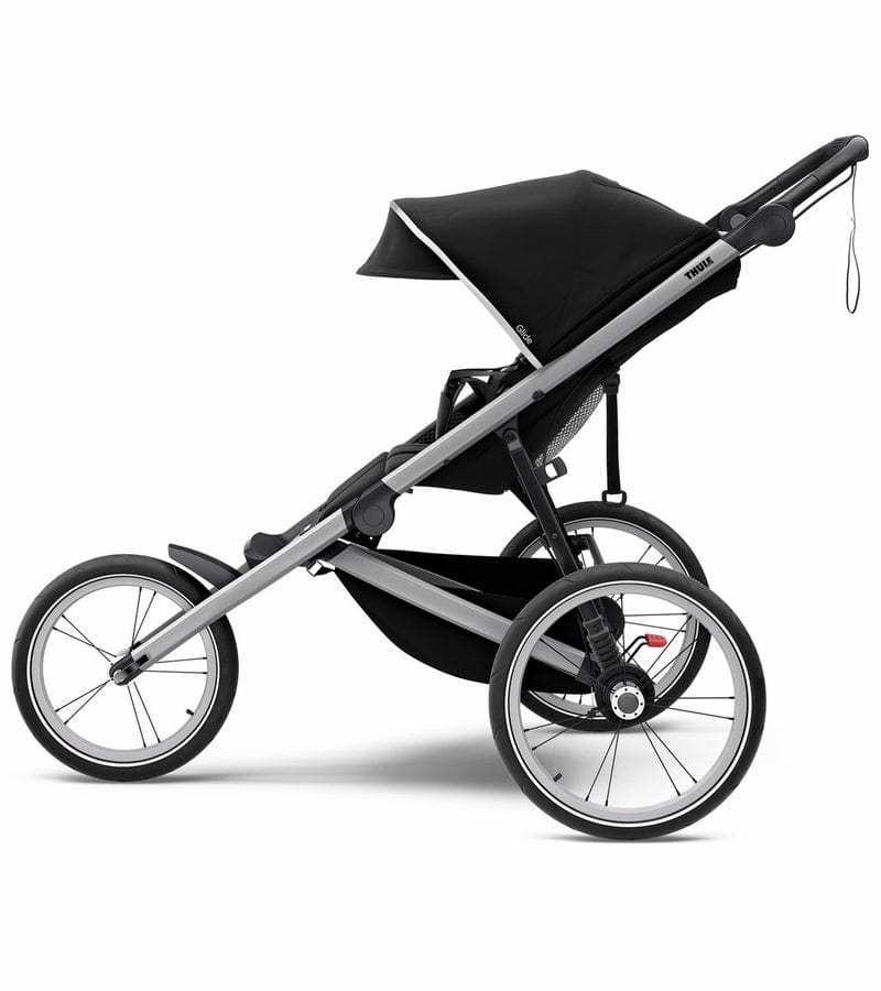 Thule Glide 2 Jogging Stroller Black+ FREE Newborn Nest