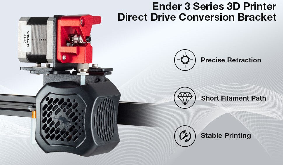 Ender-3 V2 Direct Drive Extruder Upgrade Kit | PrinterMods