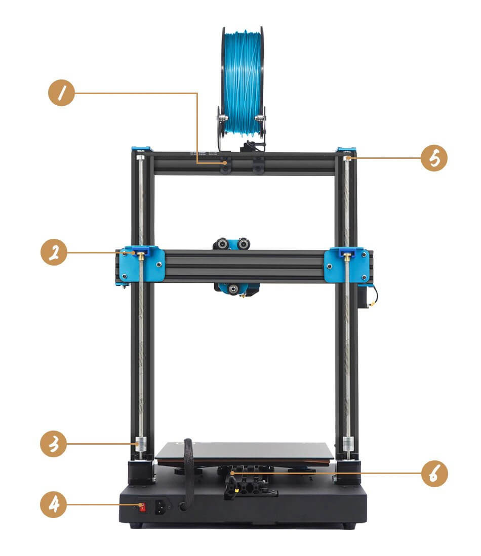 Artillery® Sidewinder X1 High Precision 3D Printer (300*300*400mm Large Print Size) Resume Print/Filament Run-out Detection With Dual Z axis & TFT LCD