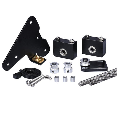 Dual Z-axis Upgrade Kit for Creality 3D Ender Series 3D Printer Use with Single Stepper Motor Dual Z Tension Pulley Set
