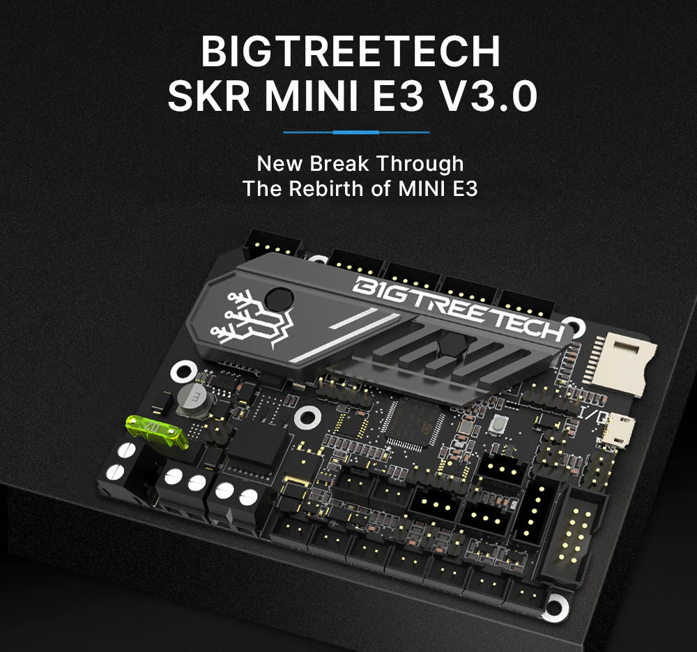 BIGTREETECH® SKR Mini E3 V3.0 32-Bit Motherboard with Integrated TMC2209 Stepper Motor Drivers