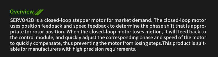 STM32 Closed Loop Nema17 Stepper Motor MKS SERVO42B + OLED Display Kit