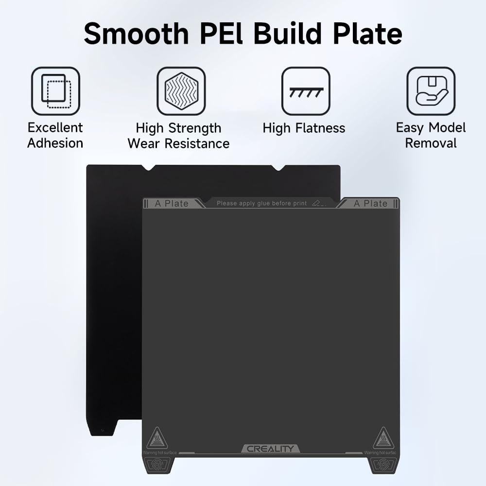 Creality Ender 3 Glass Bed Plate 3D Printer Platforms Tempered Build for  Ender 3 V2/Neo,Ender 3 Pro,Ender 3/Neo,Ender 5,CR-20 Pro,Ender 3 S1,Ender 3  S1 Pro,Sermoon V2 3D Printers 235x235mm 