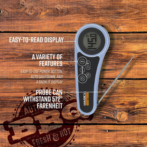 DF-10 Instant-Read BBQ and Meat Thermometer Fork