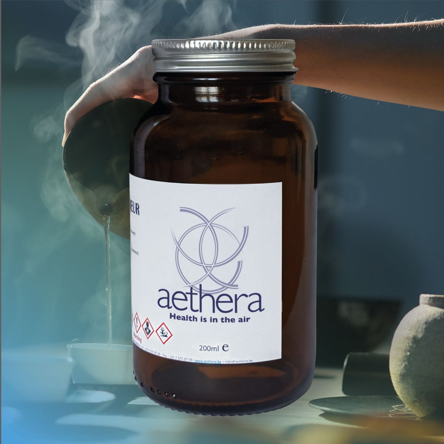 Synergie d'huiles essentielles Stressless Aethera 200ml 1l Anti-stress & zen