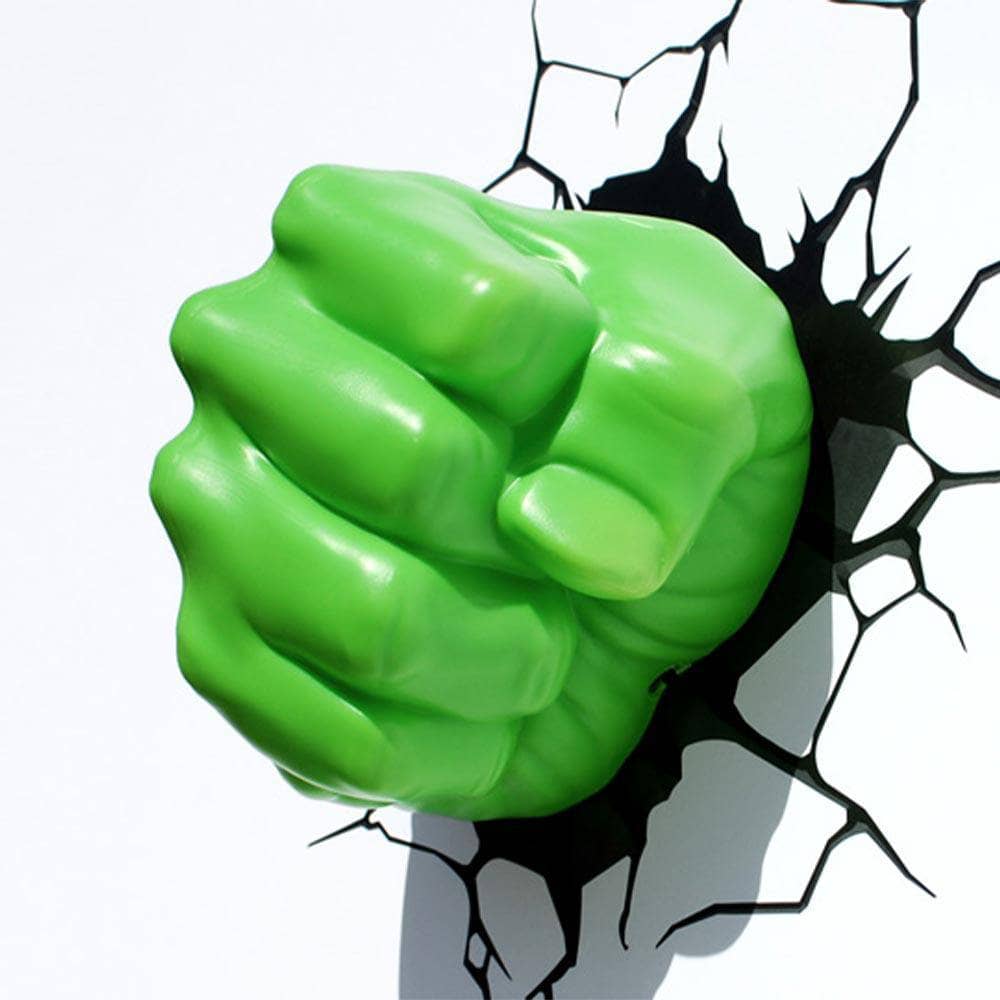 hulk fist 3d wall light