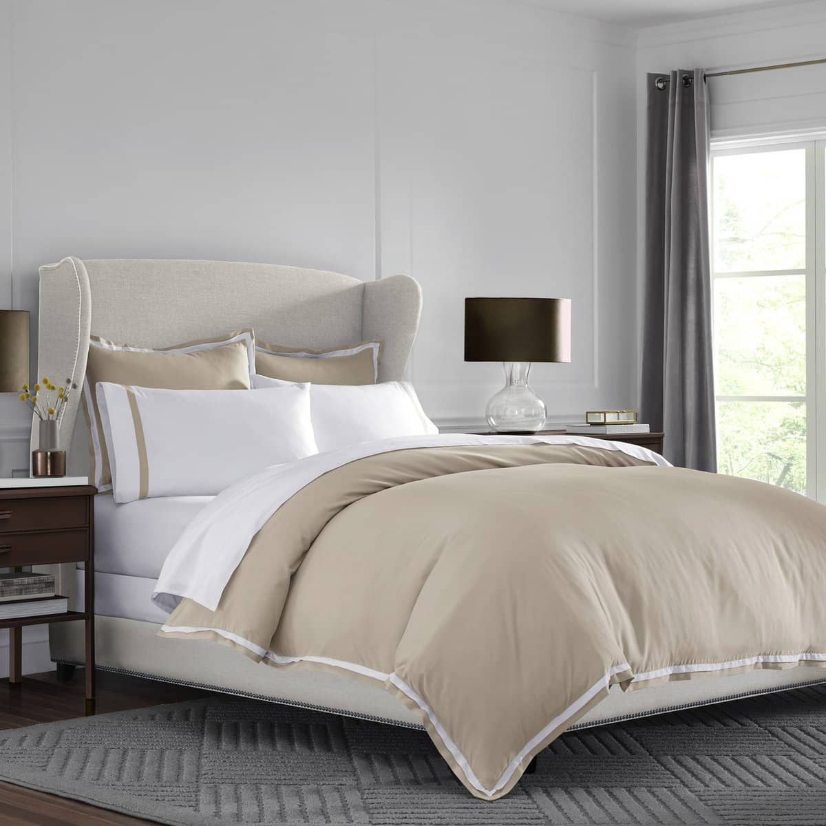 200 thread count king duvet cover