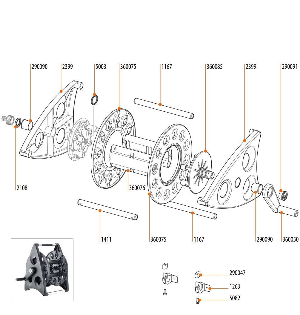 Claber Kiros Replacement Parts, 2108