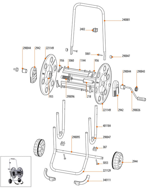 Claber Metal 40 Replacement Parts — Easy Garden Irrigation