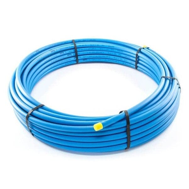 20mm Blue MDPE Pipe 50 Metre