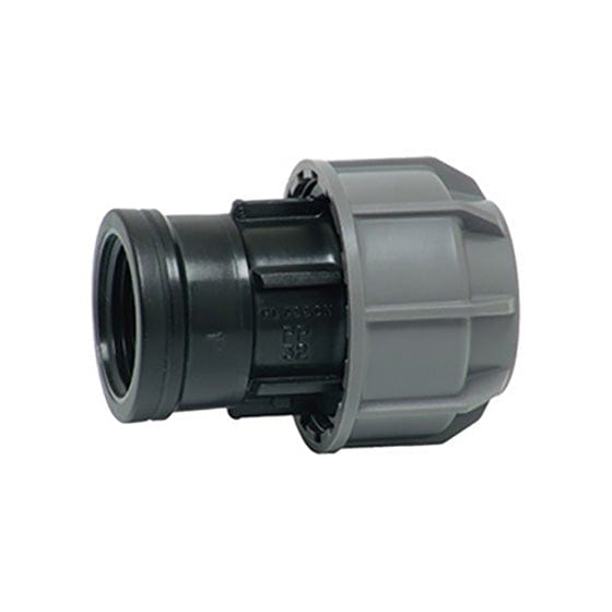 MDPE/HDPE Female Thread Connector - Various Sizes, MDPE/HDPE Connector 20mm x 1/2" BSPF