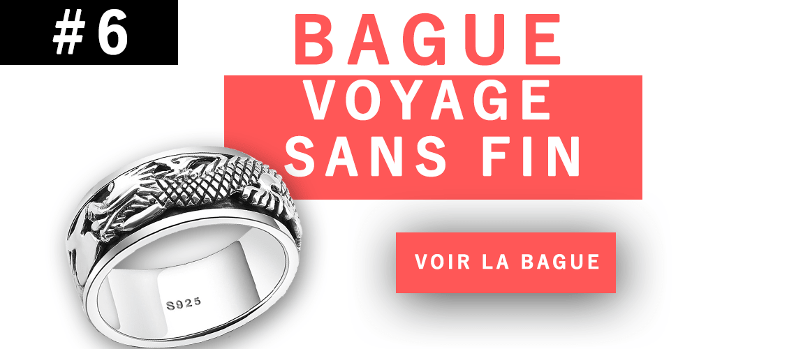 6) Bague Dragon Voyage sans Fin